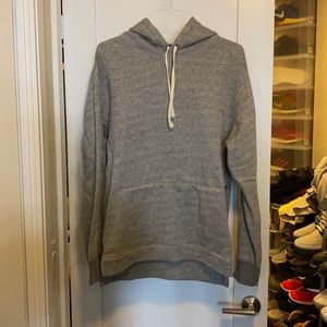 Get fresh co. Toronto Hoodie with size zip. Grey